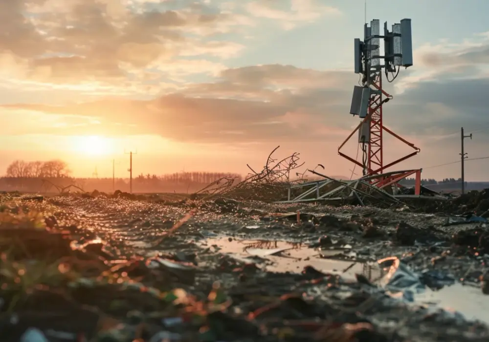 Rolnicy zniszczyli antenę. Nowe przypadki odejścia z 5G.