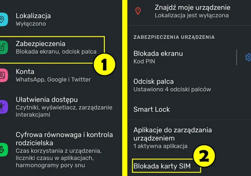 Jak wyłączyć PIN karty SIM na iPhonie i Androidzie