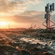 Rolnicy zniszczyli antenę. Nowe przypadki odejścia z 5G.
