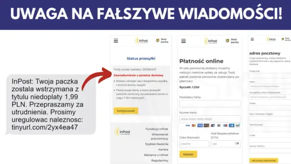 Nie dość do wiary! Fałszywy SMS od InPostu zaskakuje.